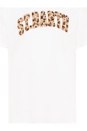 Abito in cotone bianco con bordo sfrangiato SAINT BARTH KIDS | ABY000100957L